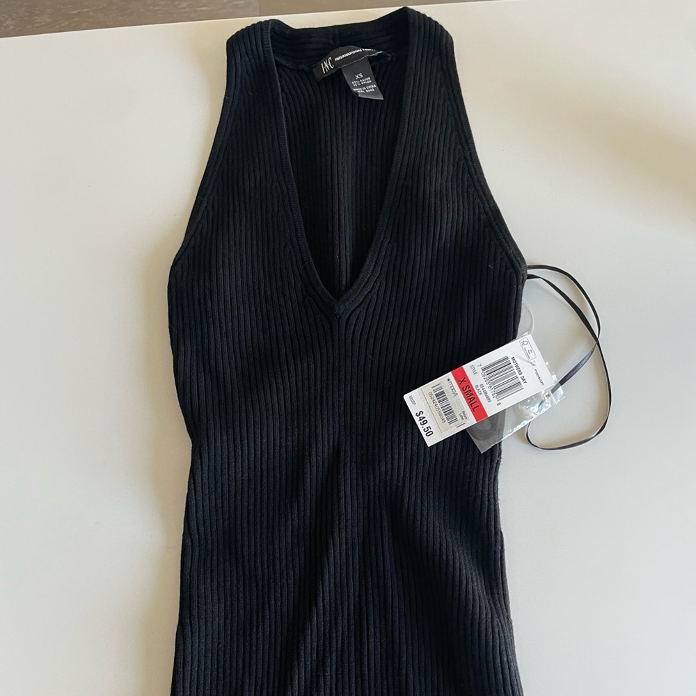 NEW WITH TAGS INC Black Knit Tank
